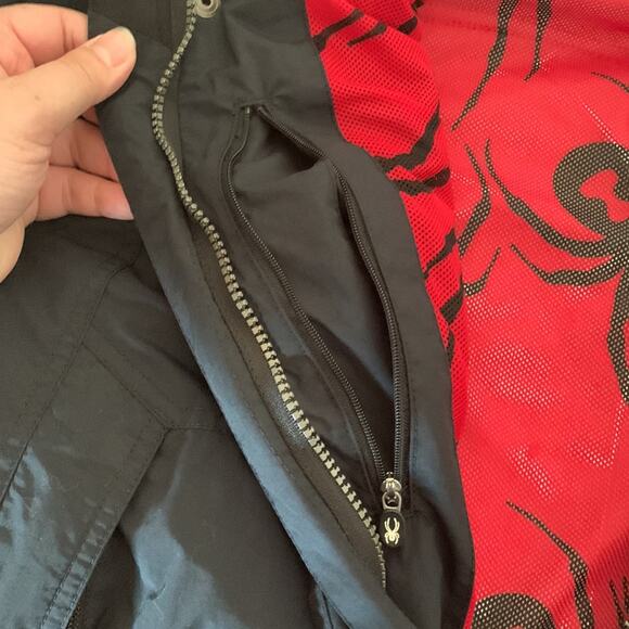 Spyder mens large Entrant gii black jacket ski snow board winter coat reflective - Picture 5 of 16